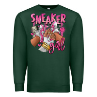Sports Green Pink and white sneaker girl Premium Sweatshirt - RanaPortraitStore
