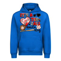 Cobalt it's a tee ball kinda day Urban Hoodie - JahusDesignShop