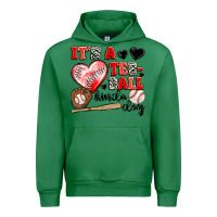 Emerald it's a tee ball kinda day Urban Hoodie - JahusDesignShop