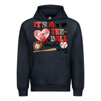 Navy it's a tee ball kinda day Urban Hoodie - JahusDesignShop