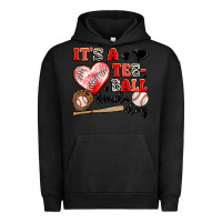 Pigment Black it's a tee ball kinda day Urban Hoodie - JahusDesignShop