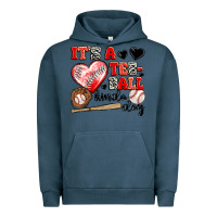 Pigment Midnight Navy it's a tee ball kinda day Urban Hoodie - JahusDesignShop