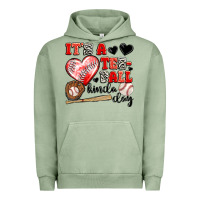 Pigment Oil Green it's a tee ball kinda day Urban Hoodie - JahusDesignShop