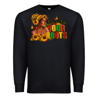 Black Remember your roots Afro American Premium Sweatshirt - RanaPortraitStore