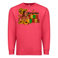 Cardinal Remember your roots Afro American Premium Sweatshirt - RanaPortraitStore
