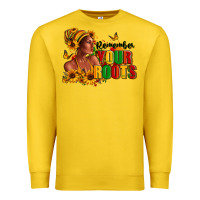 Lemon Remember your roots Afro American Premium Sweatshirt - RanaPortraitStore