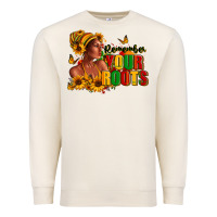 Sandshell Remember your roots Afro American Premium Sweatshirt - RanaPortraitStore