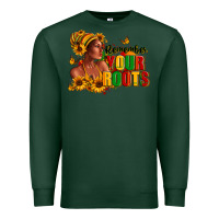Sports Green Remember your roots Afro American Premium Sweatshirt - RanaPortraitStore