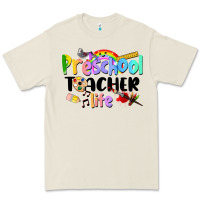 Bone Preschool Teacher Life Premium Tee - LillyAllenDesigns