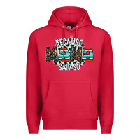 Cardinal because mama said so Premium Hoodie - CowhideDigitalArt