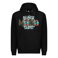 Black because mama said so Premium Hoodie - CowhideDigitalArt