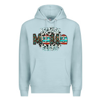 Blue Mist because mama said so Premium Hoodie - CowhideDigitalArt
