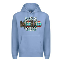 Colony Blue because mama said so Premium Hoodie - CowhideDigitalArt