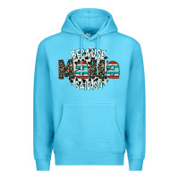 Ocean Blue because mama said so Premium Hoodie - CowhideDigitalArt