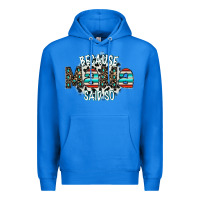 True Royal because mama said so Premium Hoodie - CowhideDigitalArt