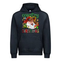 Navy Country Christmas Urban Hoodie - BundleAndBundleShop