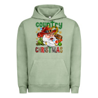 Pigment Oil Green Country Christmas Urban Hoodie - BundleAndBundleShop