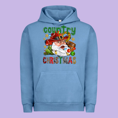 Country Christmas Urban Hoodie Designed By Bundleandbundleshop