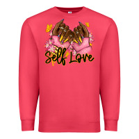 Cardinal Self love pink afro nails Premium Sweatshirt - RanaPortraitStore