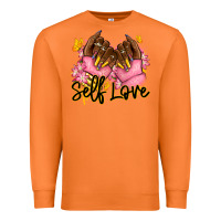 Carrot Self love pink afro nails Premium Sweatshirt - RanaPortraitStore