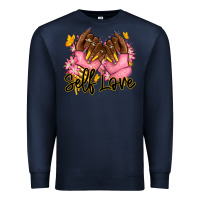 Navy Self love pink afro nails Premium Sweatshirt - RanaPortraitStore