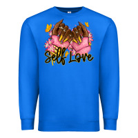 True Royal Self love pink afro nails Premium Sweatshirt - RanaPortraitStore