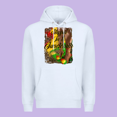 Steppin' In To Juneteenth Premium Hoodie Designed By Hra Design Shop