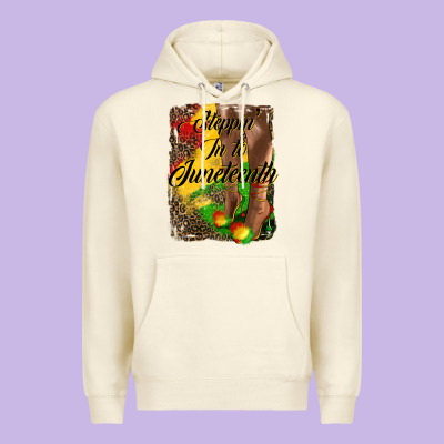 Steppin' In To Juneteenth Premium Hoodie Designed By Hra Design Shop