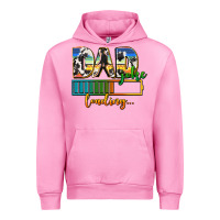Fuchsia Pink dad joke loading Urban Hoodie - AdoDesignShop