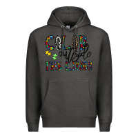 Charcoal Heather color outside the lines Premium Hoodie - CowhideDigitalArt