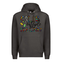 Smoke color outside the lines Premium Hoodie - CowhideDigitalArt