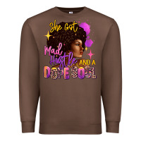 Chestnut She got mad hustle and a dope soul Premium Sweatshirt - RanaPortraitStore