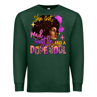 Sports Green She got mad hustle and a dope soul Premium Sweatshirt - RanaPortraitStore