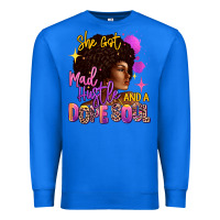 True Royal She got mad hustle and a dope soul Premium Sweatshirt - RanaPortraitStore