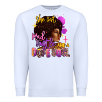 White She got mad hustle and a dope soul Premium Sweatshirt - RanaPortraitStore