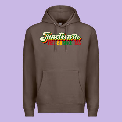 Juneteenth Free Ish Since 1865 Premium Hoodie Designed By Hra Design Shop