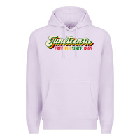 Lilac juneteenth free ish since 1865 Premium Hoodie - HRA Design Shop