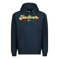 Navy juneteenth free ish since 1865 Premium Hoodie - HRA Design Shop