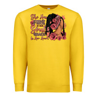 Lemon She has fire in her soul afro woman Premium Sweatshirt - RanaPortraitStore