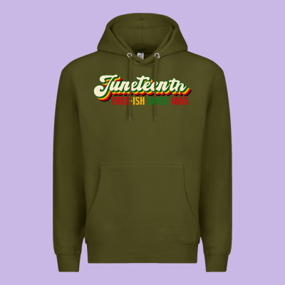 Juneteenth Free Ish Since 1865 Premium Hoodie Designed By Hra Design Shop