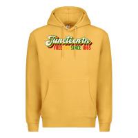 Mustard juneteenth free ish since 1865 Premium Hoodie - HRA Design Shop