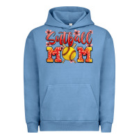 Pigment Pebble Blue softball mom Urban Hoodie - JahusDesignShop