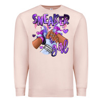 Pale Pink Purple galaxy sneaker girl Premium Sweatshirt - RanaPortraitStore