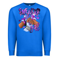 True Royal Purple galaxy sneaker girl Premium Sweatshirt - RanaPortraitStore