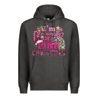 Charcoal Heather I Am Dreaming Of A Pink Christmas Premium Hoodie - FaDigitalArtStudio