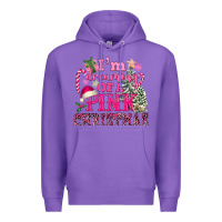 Purple I Am Dreaming Of A Pink Christmas Premium Hoodie - FaDigitalArtStudio