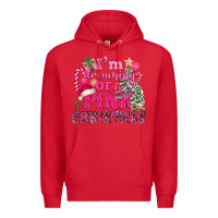 Red I Am Dreaming Of A Pink Christmas Premium Hoodie - FaDigitalArtStudio