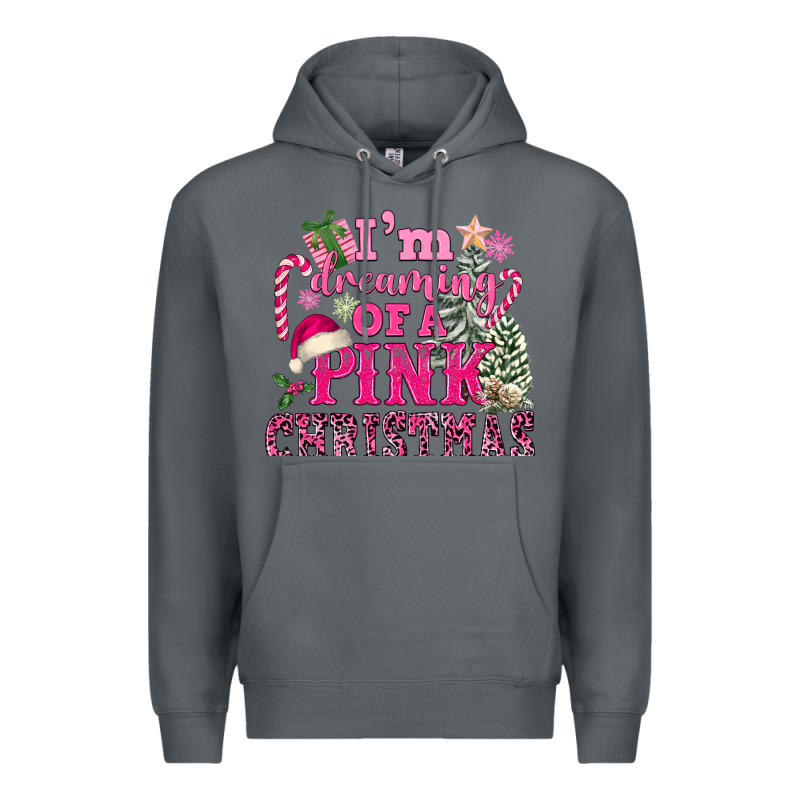 I Am Dreaming Of A Pink Christmas Premium Hoodie by FaDigitalArtStudio | Teevron
