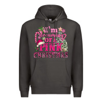 Smoke I Am Dreaming Of A Pink Christmas Premium Hoodie - FaDigitalArtStudio
