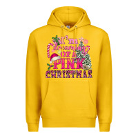 Lemon I Am Dreaming Of A Pink Christmas Premium Hoodie - FaDigitalArtStudio